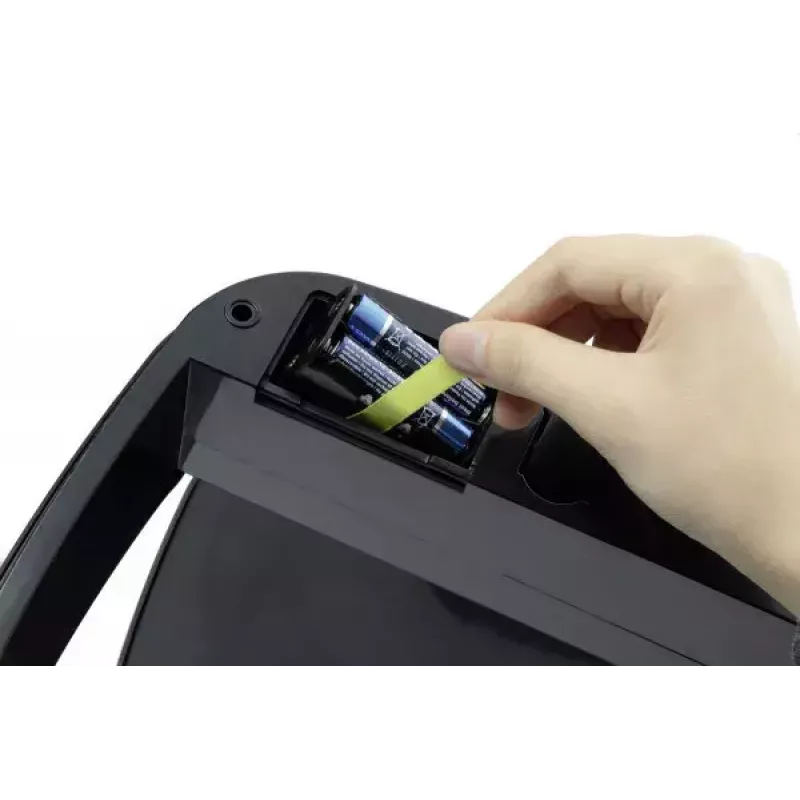 Durable TOUCH 21L retangular aço inoxidável preto prateado