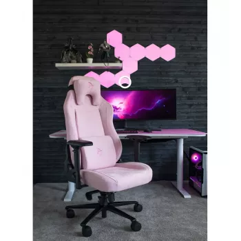 Cadeira gaming Arozzi Vernazza Supersoft rosa