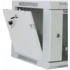 Intellinet armário de rede 19 polegadas – montagem na parede (standard), 6U, 450 mm de profundidade, cinzento, montado, máx. 60 kg, também adequado para colocação em mesa ou chão, profundidade útil 350 mm, porta de metal e vidro, painel traseiro, paredes laterais removíveis, peças para montagem na parede (por exemplo, parafusos/buchas) não incluídas