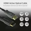 ACT 100 metros Cabo ótico ativo HDMI Premium 4K v2.0 ficha HDMI-A - ficha HDMI-A