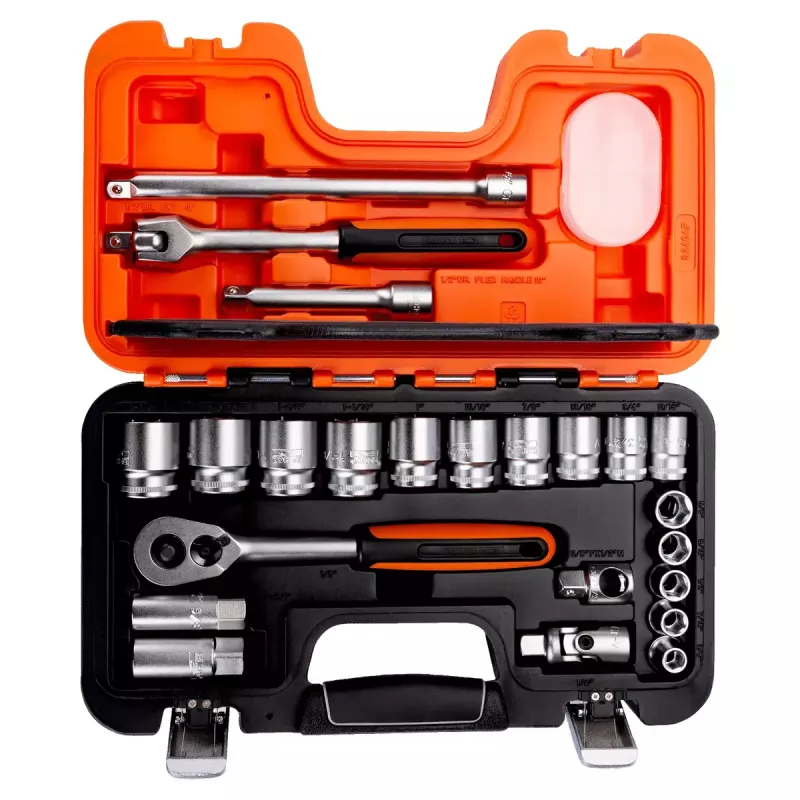 Bahco S240AF conjunto de chaves de caixa de 24 peças