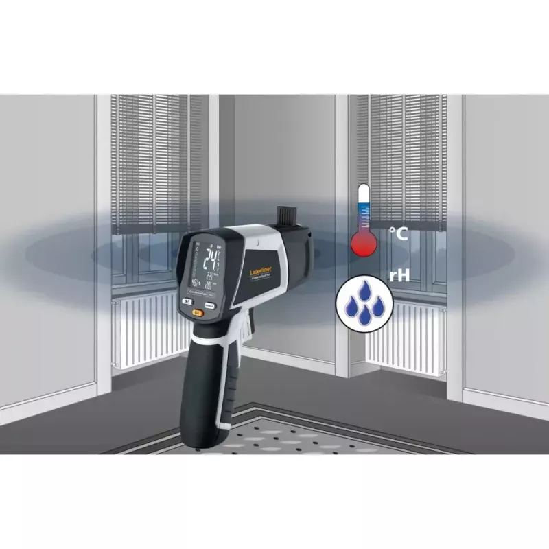 Laserliner CondenseSpot Pro medidor de temperatura e humidade