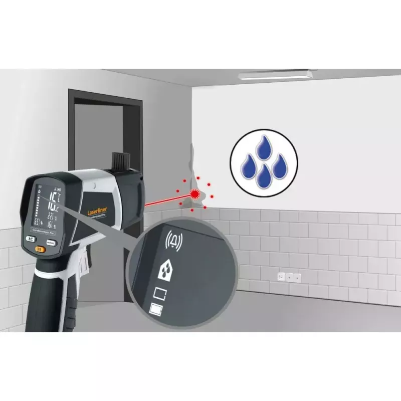 Laserliner CondenseSpot Pro medidor de temperatura e humidade