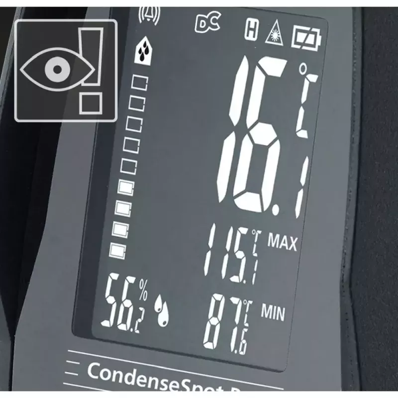 Laserliner CondenseSpot Pro medidor de temperatura e humidade