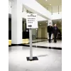 Expositor de informações Durable 481323 A3 acrílico prateado