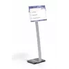 Expositor de informações Durable 481323 A3 acrílico prateado