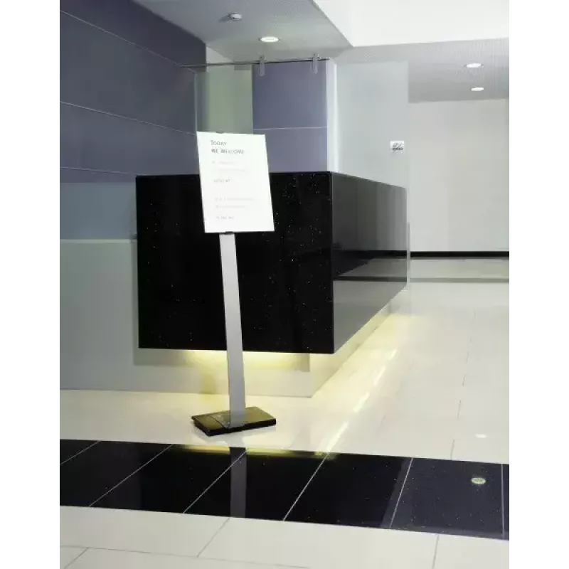 Expositor de informações Durable 481323 A3 acrílico prateado