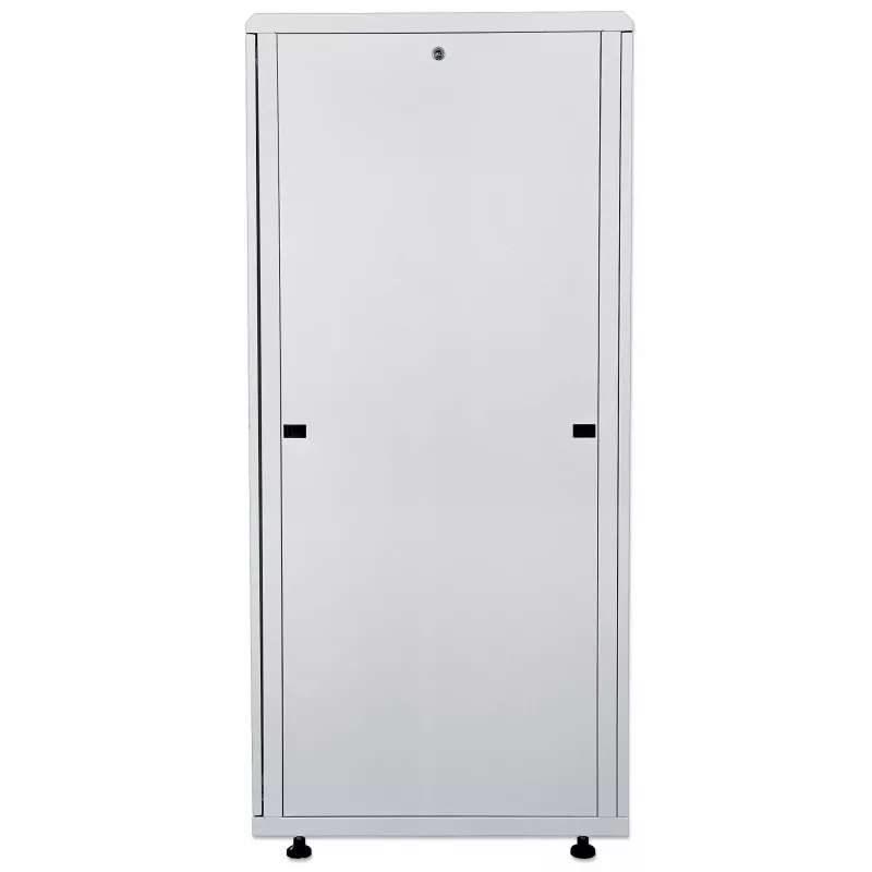 Armário de rede Intellinet 19 polegadas – autónomo, 26HE, 600x600 mm (largura x profundidade), cinzento, Flatpack, máx. 1500 kg, fechadura de porta multiponto, uma fechadura por painel lateral, profundidade útil 123 a 373 mm, IP20, rack, aço