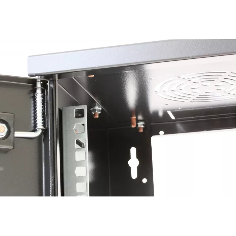 Armário de rede Intellinet 10 polegadas – montagem na parede (standard), 6HE, 300 mm de profundidade, preto, montado, máx. 60 kg, também adequado para colocação em mesa ou chão, profundidade útil 265 mm, porta de metal e vidro, painel traseiro, laterais removíveis, peças para montagem na parede (por ex. parafusos/buchas) não incluídas