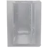 Armário de rede Intellinet 19 polegadas - montagem na parede (standard), 9HE, 600 mm de profundidade, cinzento, Flatpack, máx. 60 kg, também utilizável como equipamento de mesa ou de chão, profundidade útil 410 mm, porta de metal e vidro, painel traseiro, laterais removíveis, peças para montagem na parede (por ex. parafusos/buchas) não incluídas
