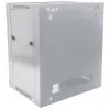 Armário de rede Intellinet 19 polegadas - montagem na parede (standard), 9HE, 600 mm de profundidade, cinzento, Flatpack, máx. 60 kg, também utilizável como equipamento de mesa ou de chão, profundidade útil 410 mm, porta de metal e vidro, painel traseiro, laterais removíveis, peças para montagem na parede (por ex. parafusos/buchas) não incluídas