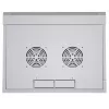 Armário de rede Intellinet 19 polegadas – montagem na parede (standard), 12HE, 450 mm de profundidade, cinzento, desmontado, máx. 60 kg, também adequado para colocação em mesa ou chão, profundidade útil 260 mm, porta de metal e vidro, painel traseiro, painéis laterais removíveis, peças de montagem na parede (por ex. parafusos/buchas) não incluídas