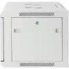 Intellinet Armário de rede 19 inch – montagem na parede (standard), 15U, 600 mm de profundidade, cinzento, montado, máx. 60 kg, porta de metal e vidro, painel traseiro, laterais removíveis, também adequado para utilização em secretária ou no chão, profundidade útil 500 mm, peças para montagem na parede não incluídas