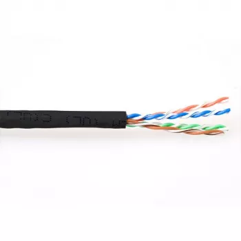 Cabo de patch ACT CAT6A U/UTP PVC 305m preto