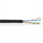 Cabo de patch ACT CAT6A U/UTP PVC 305m preto