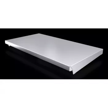 Rittal AX 2476.010 cobertura contra chuva, 600 x 350 mm, chapa de aço, RAL 7035