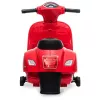 Veículo elétrico montável Jamara Vespa Mini Roller – a bateria, 4 rodas, para crianças a partir de 1,6 anos, luzes, cores: preto/vermelho