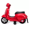 Veículo elétrico montável Jamara Vespa Mini Roller – a bateria, 4 rodas, para crianças a partir de 1,6 anos, luzes, cores: preto/vermelho