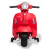 Veículo elétrico montável Jamara Vespa Mini Roller – a bateria, 4 rodas, para crianças a partir de 1,6 anos, luzes, cores: preto/vermelho