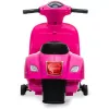 Veículo elétrico montável Jamara Vespa Mini Roller, a bateria, 4 rodas, a partir de 1,6 anos, luzes, preto ou rosa