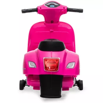 Veículo elétrico montável Jamara Vespa Mini Roller, a bateria, 4 rodas, a partir de 1,6 anos, luzes, preto ou rosa