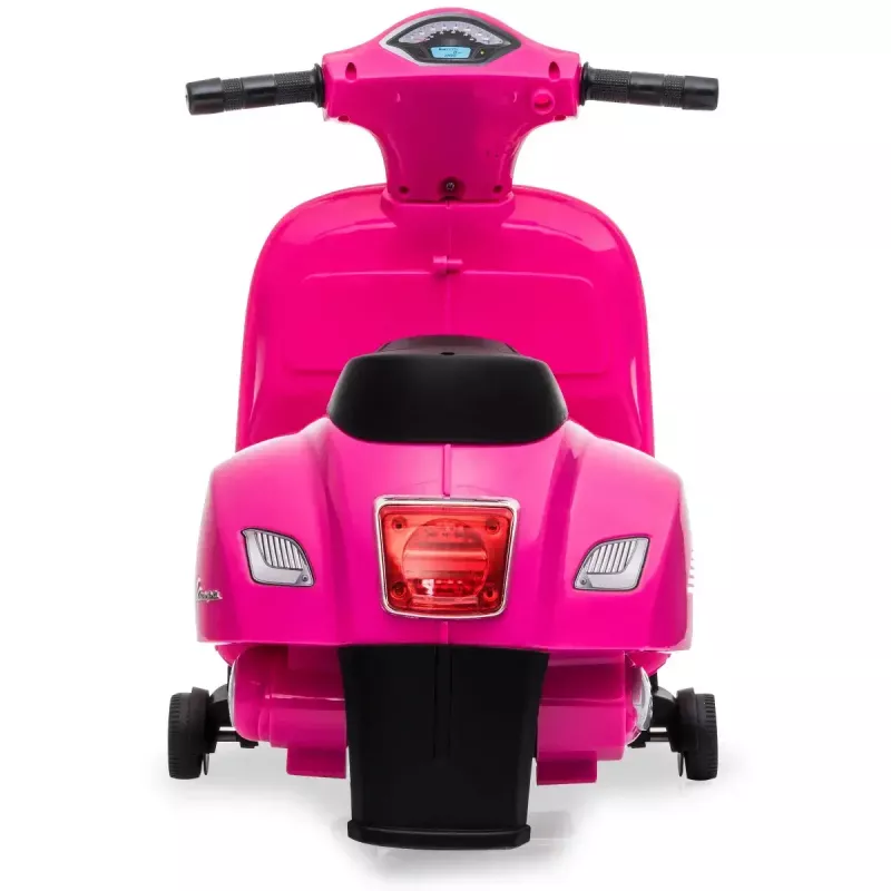 Veículo elétrico montável Jamara Vespa Mini Roller, a bateria, 4 rodas, a partir de 1,6 anos, luzes, preto ou rosa