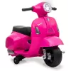 Veículo elétrico montável Jamara Vespa Mini Roller, a bateria, 4 rodas, a partir de 1,6 anos, luzes, preto ou rosa