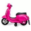 Veículo elétrico montável Jamara Vespa Mini Roller, a bateria, 4 rodas, a partir de 1,6 anos, luzes, preto ou rosa
