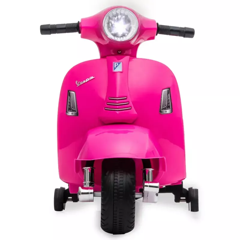 Veículo elétrico montável Jamara Vespa Mini Roller, a bateria, 4 rodas, a partir de 1,6 anos, luzes, preto ou rosa