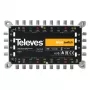 Televes MS 98NCQ (714201) multiswitch ativo, 9 entradas, 8 saídas