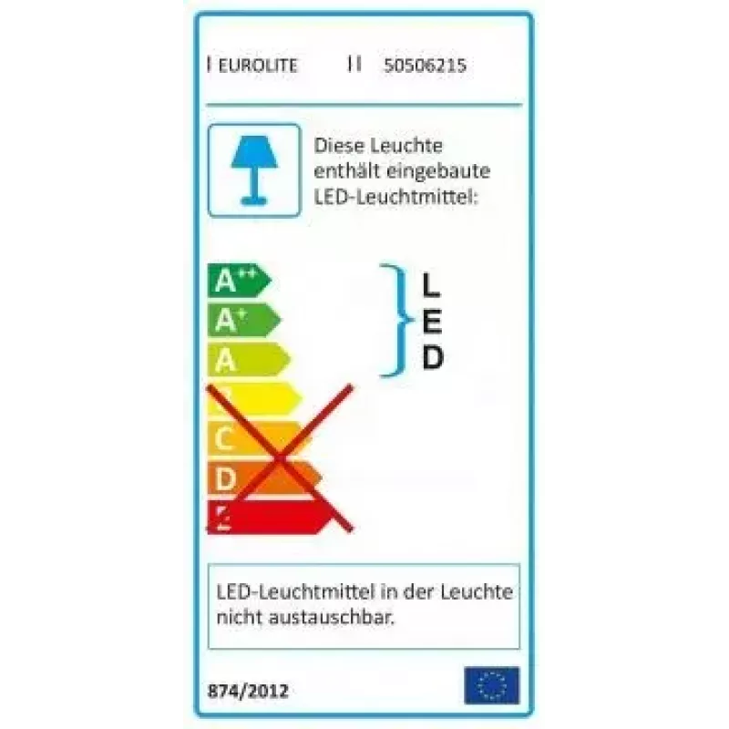 Barra de luz universal Eurolite 50506215 LED 44000 mm multicolor