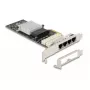 DeLOCK 88610 placa de interface PCIe RJ-45 Intel i350 4 Gbit/s