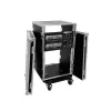 Hardcase Roadinger 30109132 alumínio preto prateado 555x630x985mm