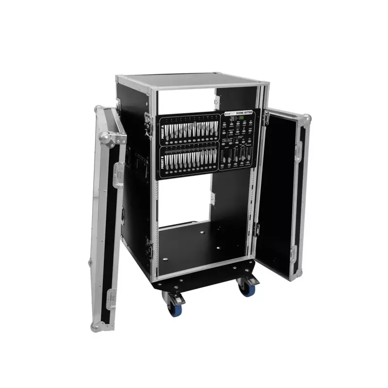 Hardcase Roadinger 30109132 alumínio preto prateado 555x630x985mm