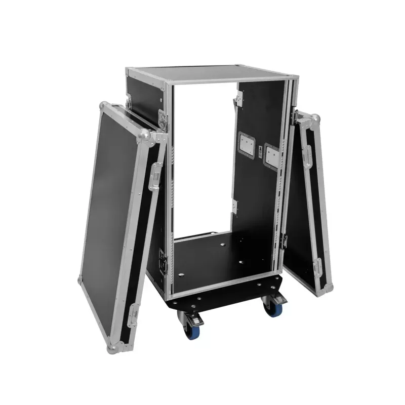 Hardcase Roadinger 30109132 alumínio preto prateado 555x630x985mm
