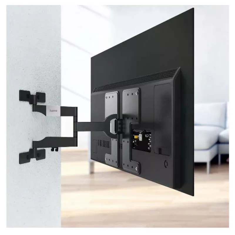 Suporte de parede para TV Hama 00220852 2,29 m (90 polegadas) preto