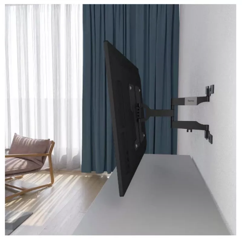 Suporte de parede para TV Hama 00220852 2,29 m (90 polegadas) preto