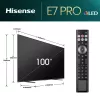 Hisense 100E77NQ PRO 2,54 m (100 polegadas) 4K Ultra HD Smart TV Wi-Fi preto 500 cd/m²