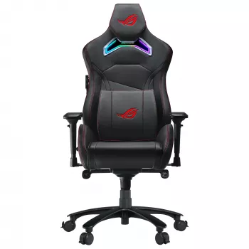 Cadeira gaming universal ASUS ROG Chariot X assento acolchoado preto