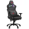 Cadeira gaming universal ASUS ROG Chariot X assento acolchoado preto