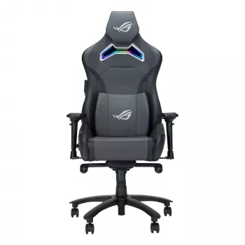 Cadeira gaming universal ASUS ROG Chariot X assento acolchoado cinzento