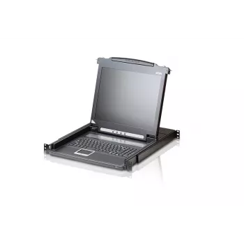 ATEN CL1000N KVM switch montagem em rack preto