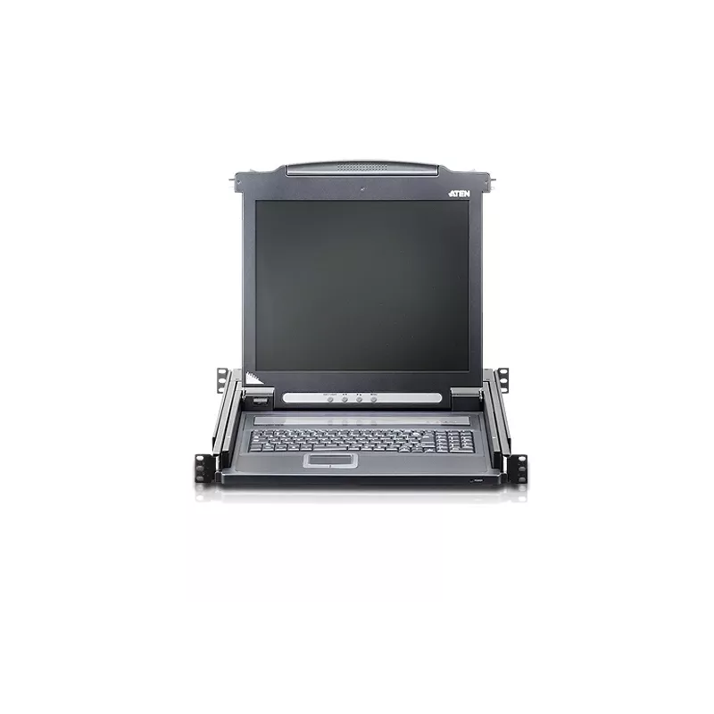 ATEN CL1000N KVM switch montagem em rack preto