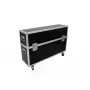 Flightcase Roadinger 31998012 contraplacado preto prateado 41,6 kg