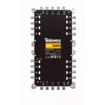 Multiswitch de satélite Televes 714405 5 entradas 16 saídas