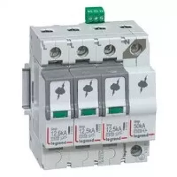 Legrand 412277 SPD proteção contra sobretensões T1+T2 3P+N 12,5kA