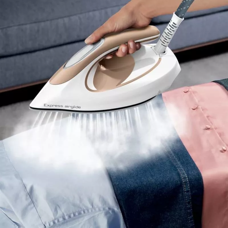 Tefal Express Airglide SV8027 1,8 L base de engomar Durilium Airglide castanho, branco