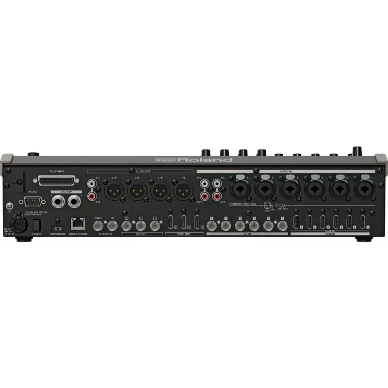 Misturadora de áudio Roland VR-120HD 42 canais 24 bits 48 kHz preto