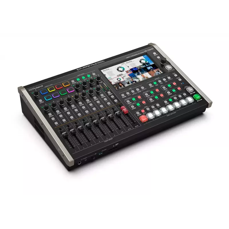 Misturadora de áudio Roland VR-120HD 42 canais 24 bits 48 kHz preto