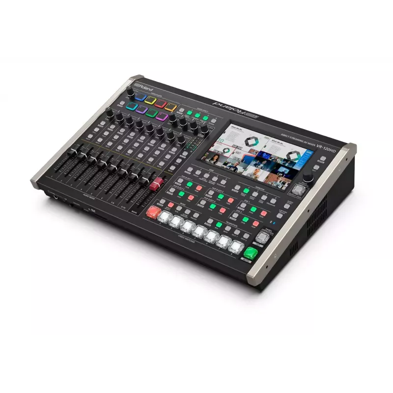 Misturadora de áudio Roland VR-120HD 42 canais 24 bits 48 kHz preto